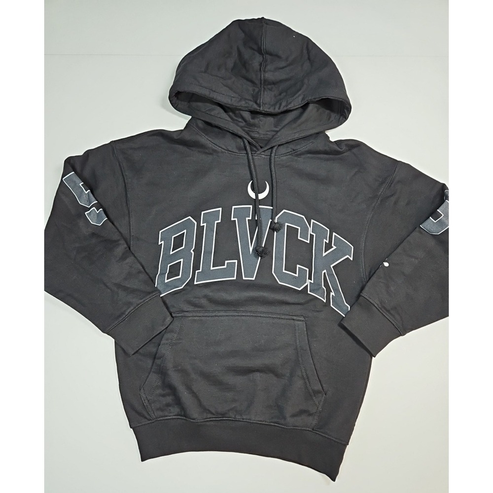 BLVCKSCVLE‎ BLVCK Hockey Mens Black Hoodie Number 5 Size XS NWT - Flawed